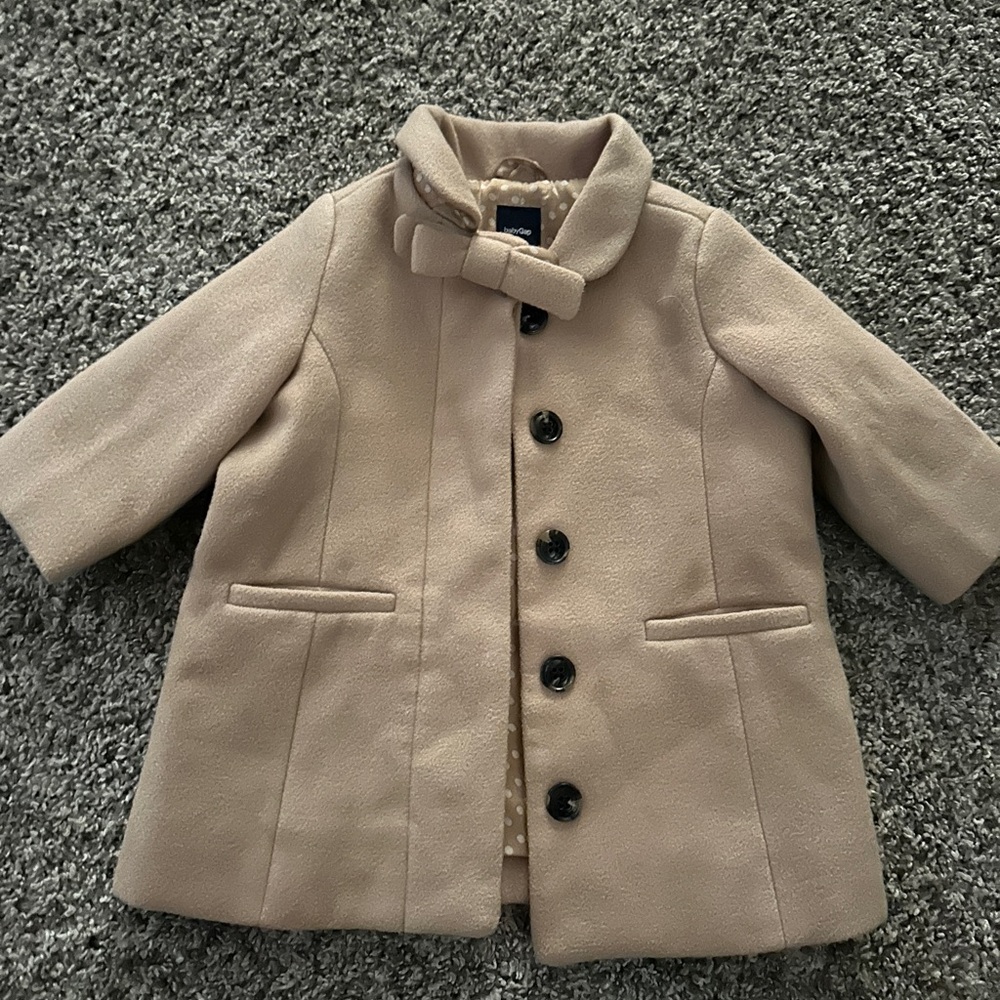 GAP Classic Beige Kids Pea Coat